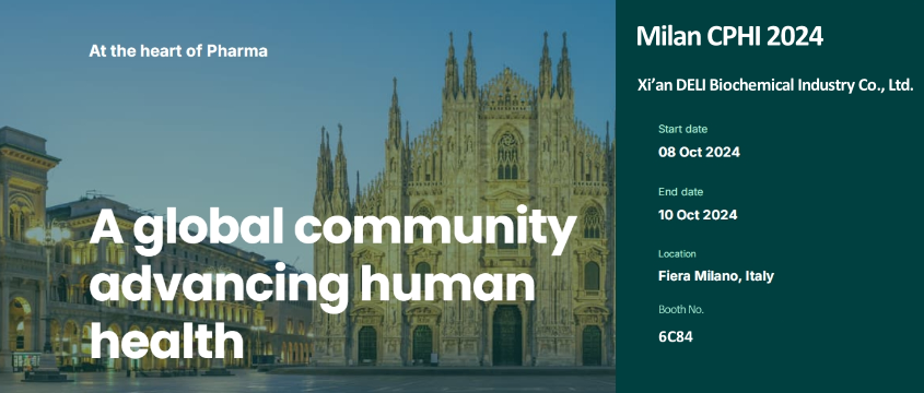 Csatlakozzon a Deli Cyclodextrinhez a CPHI Milan 2024-en!