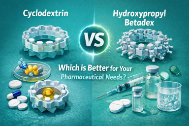 Ciklodextrin vs hidroxipropil-betadex: melyik a jobb az Ön gyógyszerészeti igényeinek?