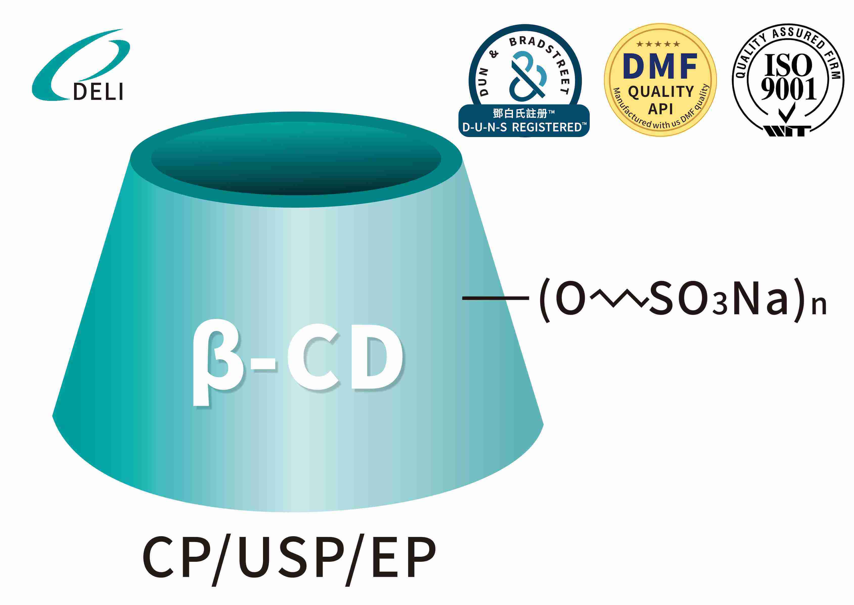 Betadex szulfobutil-éter nátrium USP 99%