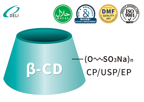 SBECD Szulfobutil-ciklodextrin-nátrium 182410-00-0